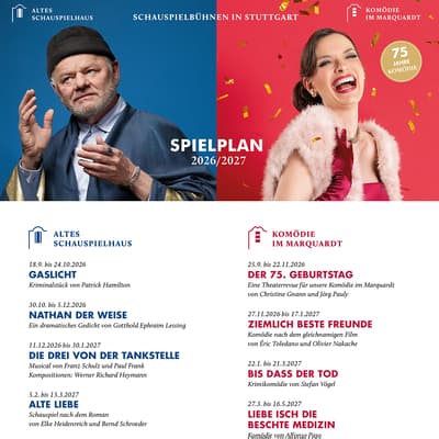 Spielzeitübersicht 2026/2027