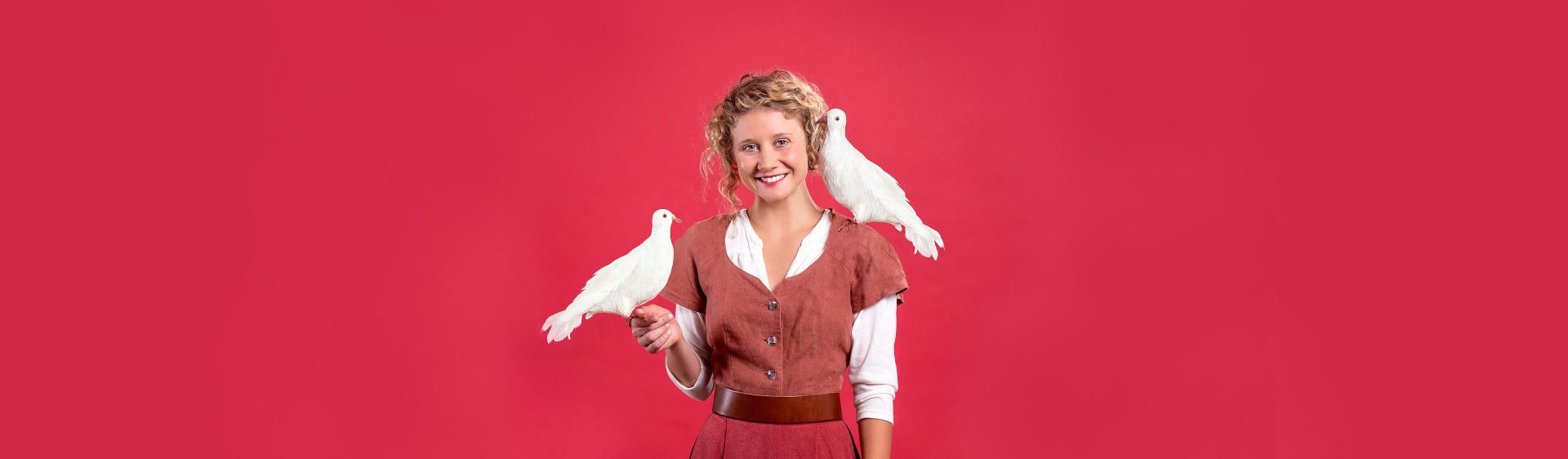 Titelbild von Zwei Tauben für Aschenputtel