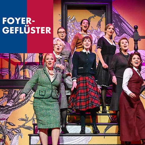 Foyergeflüster "Die acht Frauen" Coverbild