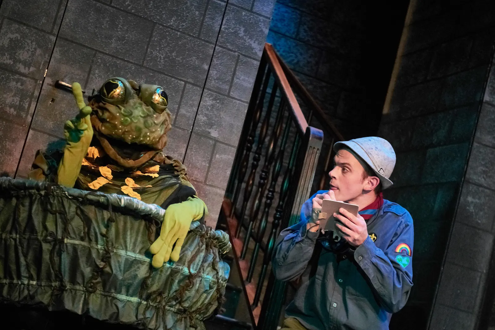 DER RÄUBER HOTZENPLOTZ von Otfried Preußler Spielzeit 2018/2019 / Premiere: 29.11.2018 Diana Gantner, Daniel Kozian Foto: Martin Sigmund