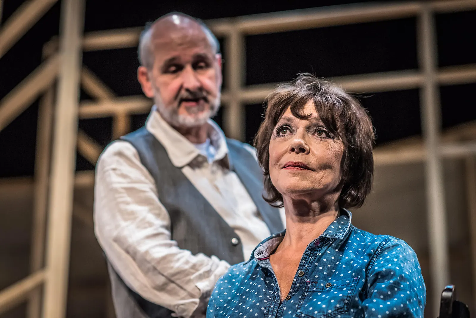 WIR SIND DIE NEUEN Komödie nach dem gleichnamigen Film von Ralf Westhoff Spielzeit 2018/2019 / Premiere: 10.5.2019 Lutz Reichert, Simone Rethel Foto: Dennis Häntzschel