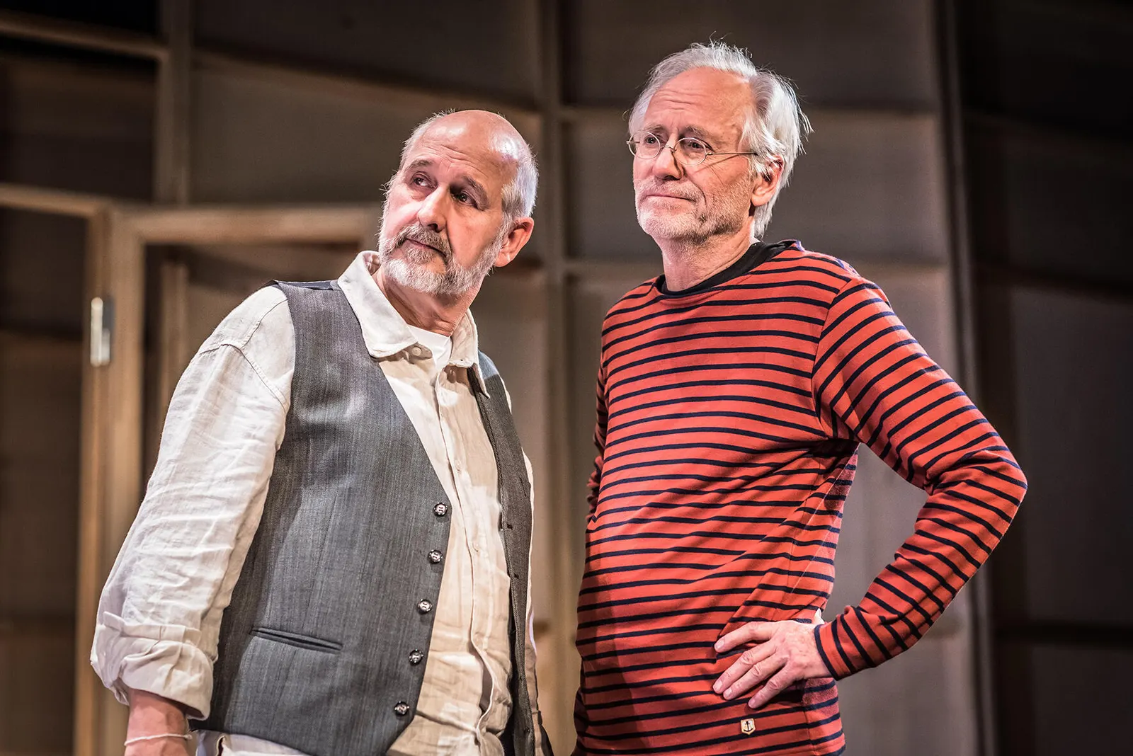 WIR SIND DIE NEUEN Komödie nach dem gleichnamigen Film von Ralf Westhoff Spielzeit 2018/2019 / Premiere: 10.5.2019 Lutz Reichert, Joachim H. Luger Foto: Dennis Häntzschel