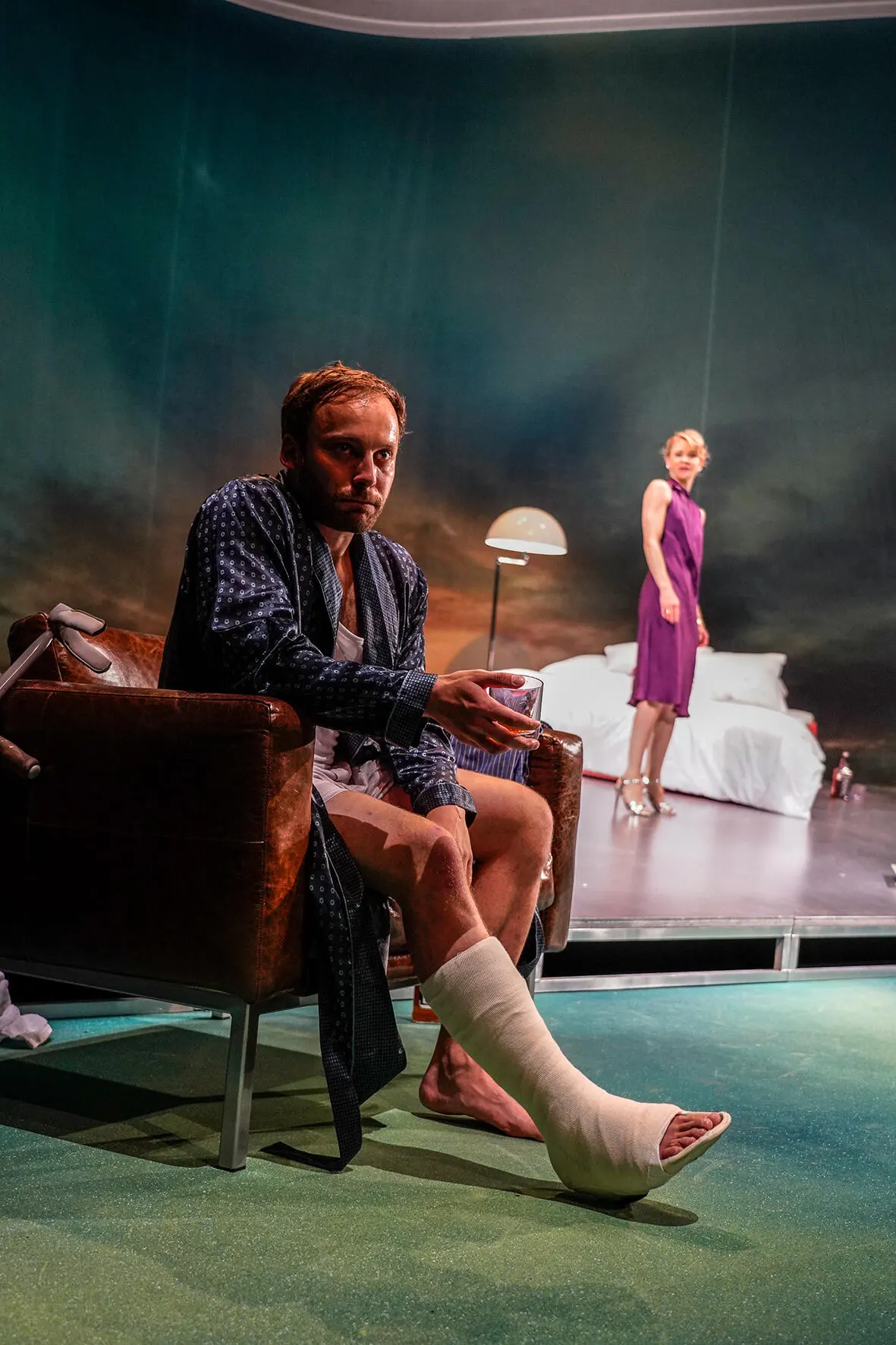 DIE KATZE AUF DEM HEISSEN BLECHDACH Schauspiel von Tennessee Williams Spielzeit 2018/2019 / Premiere: 07.06.2019 Patrick Nellessen, Sabine Fürst Foto: Tobias Metz