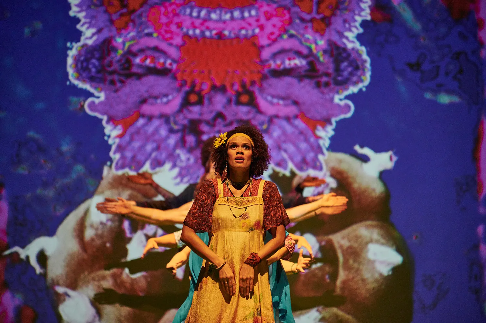 HAIR The American Tribal Love Rock-Musical Spielzeit 2018/2019 / Premiere: 07.12.2018 Charlotte Irene Thompson Foto: Martin Sigmund