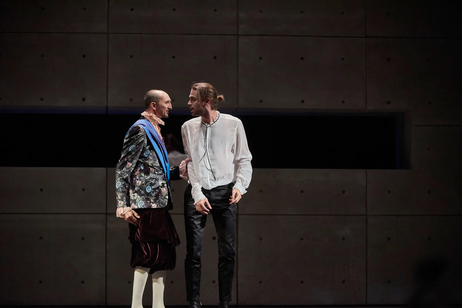 MARIA STUART Trauerspiel in fünf Akten Spielzeit 2018/2019 / Premiere: 14.9.2018 Fabian Oehl, Karlheinz Schmitt Foto: Martin Sigmund