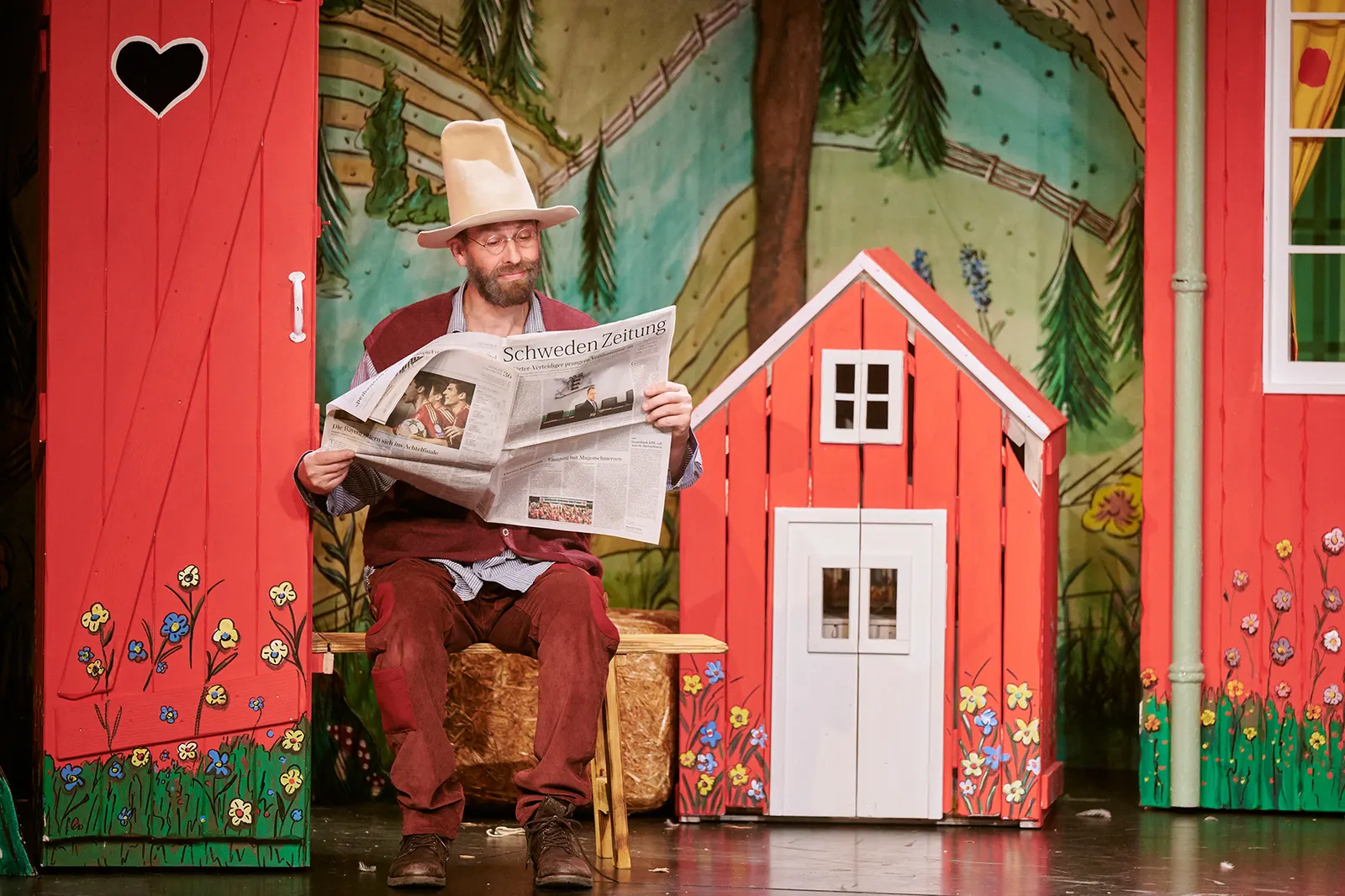 PETTERSSON UND FINDUS Familienstück von Sven Nordqvist Spielzeit 2021/2022 / Premiere: 4.12.2021 Matthias Rott Foto: Martin Sigmund