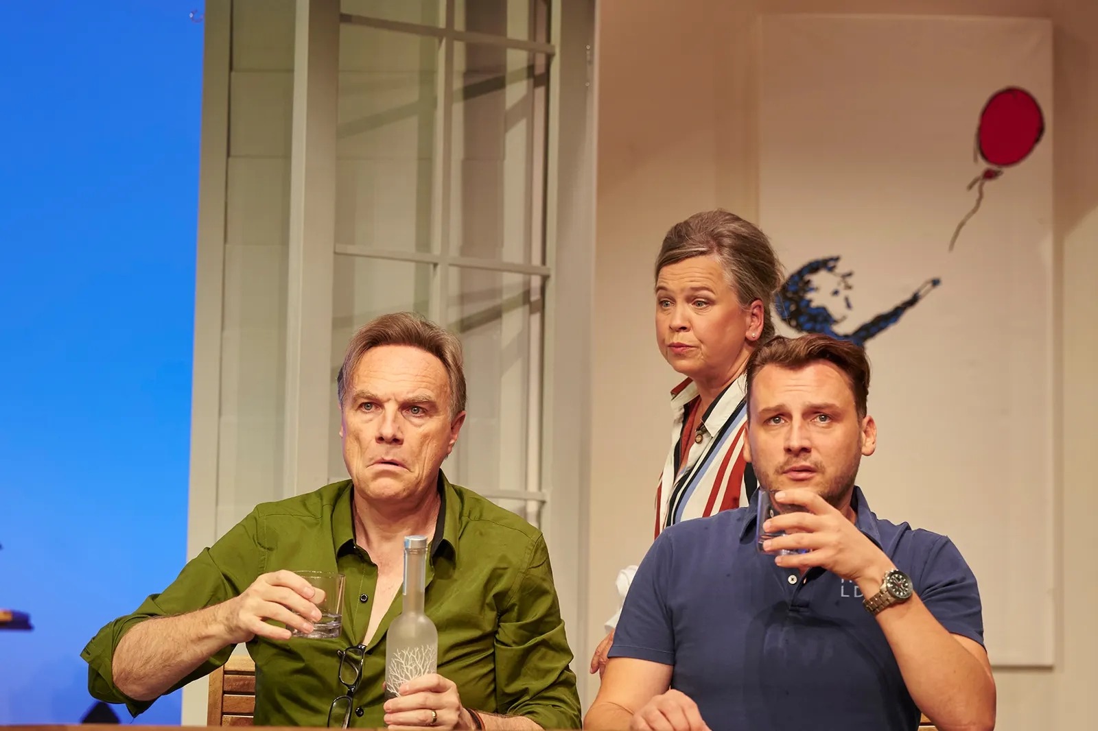 WILLKOMMEN BEI DEN HARTMANNS Komödie von Simon Verhoeven nach dem gleichnamigen Film Spielzeit 2021/2022 / Premiere: 24.9.2021 Dirk Waanders, Ursula Berlinghof, Paul Schaeffer Foto…