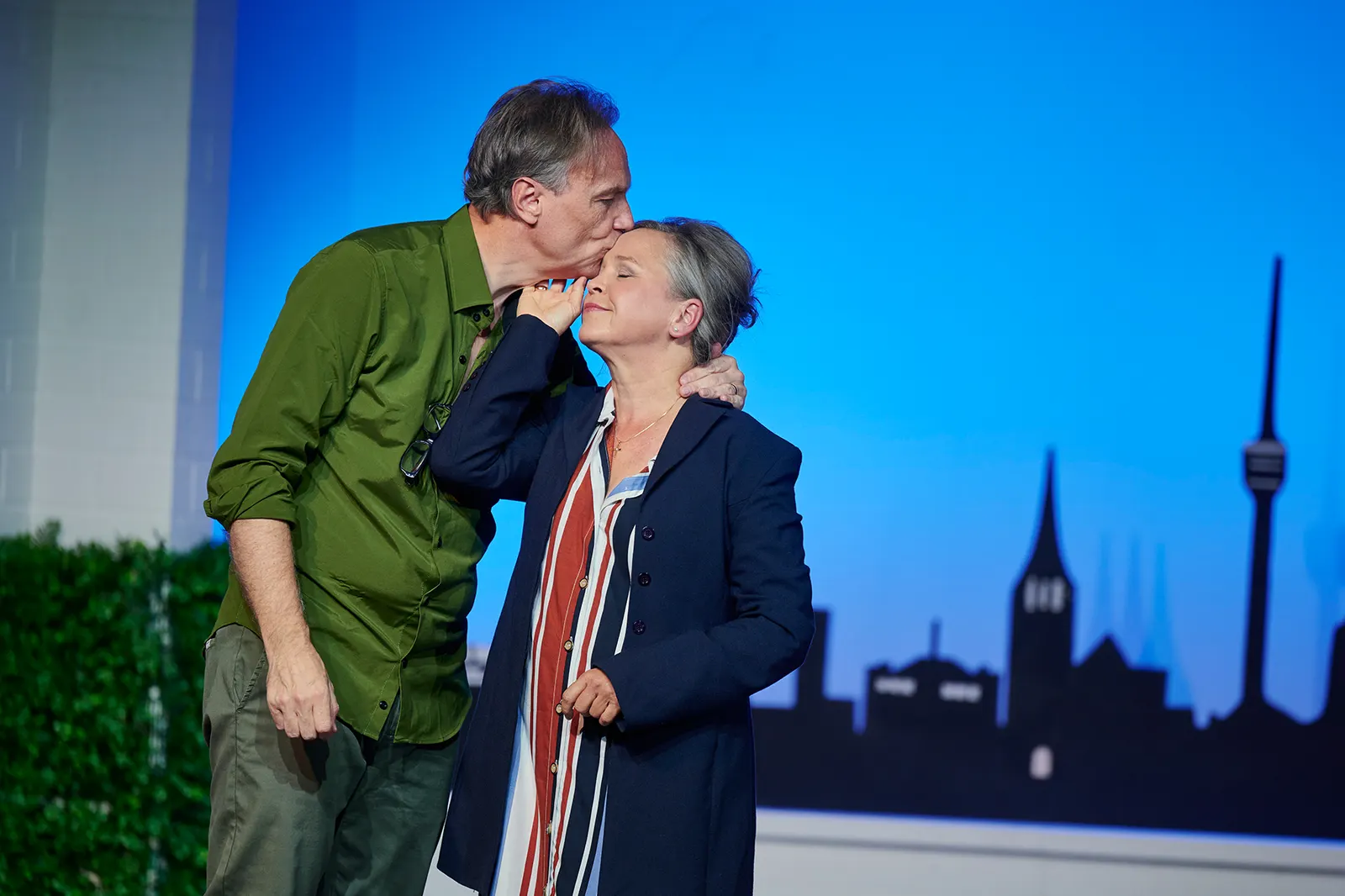 WILLKOMMEN BEI DEN HARTMANNS Komödie von Simon Verhoeven nach dem gleichnamigen Film Spielzeit 2021/2022 / Premiere: 24.9.2021 Dirk Waanders, Ursula Berlinghof Foto: Martin Sigmund