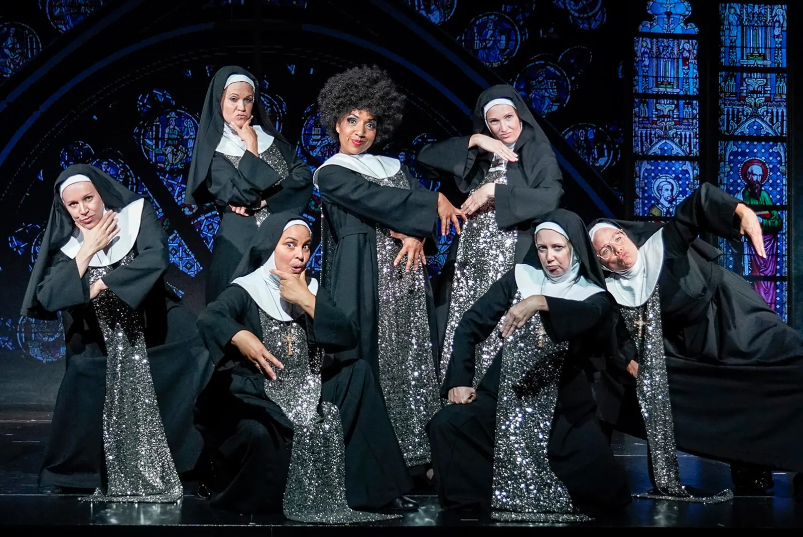 SISTER SOUL UND IHRE SCHWESTERN Ein Gospel- und Soul-Musical von Mathias Christian Kosel Spielzeit 2019/2020 / Premiere: 20.9.2019 Bianca Spiegel, Sorian Kiefer, Amelie Sturm, Tama…