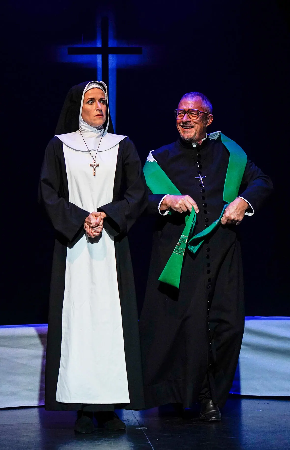 SISTER SOUL UND IHRE SCHWESTERN Ein Gospel- und Soul-Musical von Mathias Christian Kosel Spielzeit 2019/2020 / Premiere: 20.9.2019 Maja Müller, Reinhold Weiser Foto: Tobias Metz