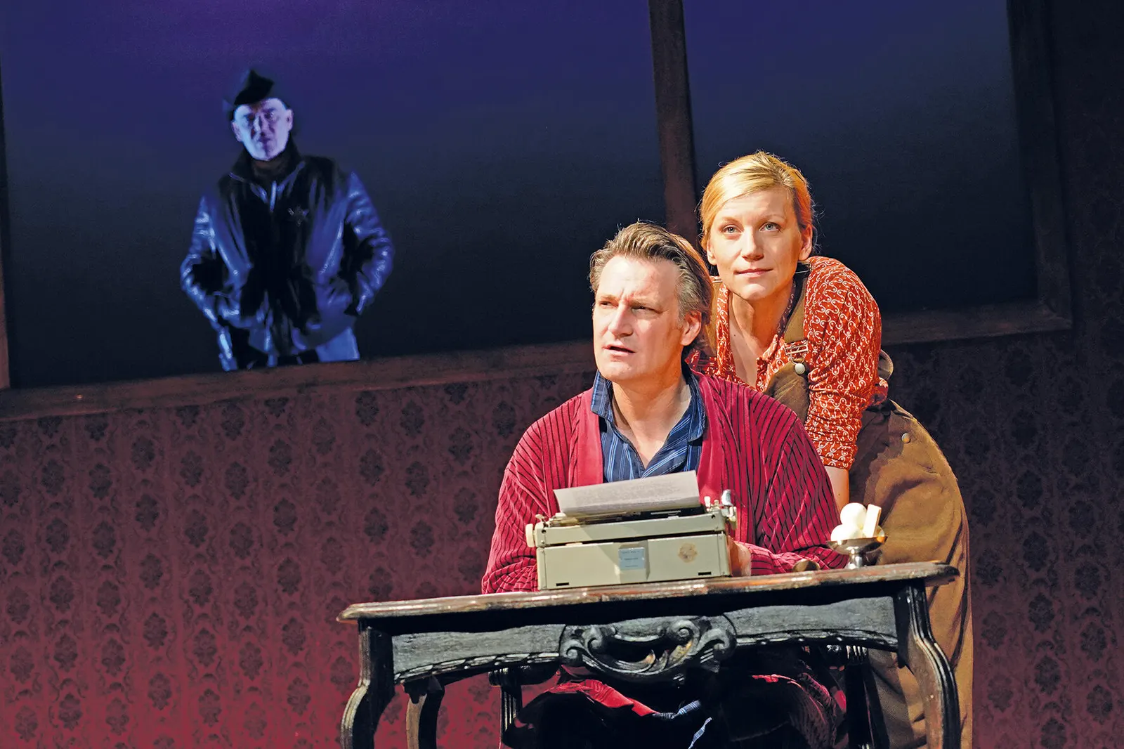 MISERY Krimi nach dem Roman von Stephen King Spielzeit 2019/2020 / Premiere: 24.03.2020 Sebastian Faust, Ralf Stech, Franziska Beyer Foto: Tobias Metz