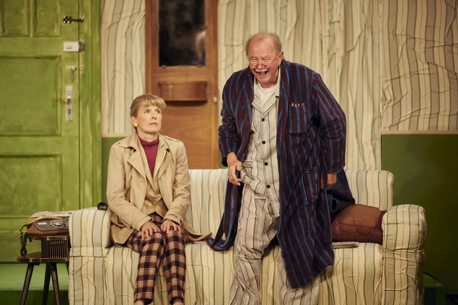 SONNY BOYS Komödie von Neil Simon Spielzeit 2022/2023 / Premiere: 23.9.2022 Julia Jaschke, Ernst Konarek Foto: Martin Sigmund