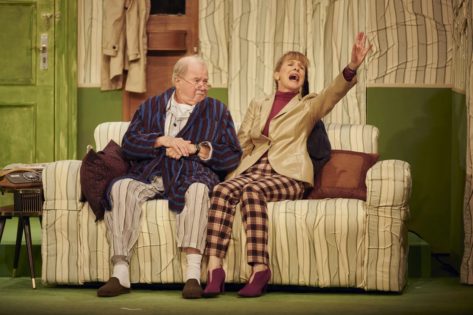 SONNY BOYS Komödie von Neil Simon Spielzeit 2022/2023 / Premiere: 23.9.2022 Ernst Konarek, Julia Jaschke Foto: Martin Sigmund