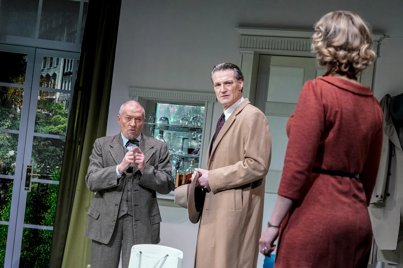 BEI ANRUF - MORD Ein Kriminalstück von Frederick Knott Spielzeit 2022/2023 / Premiere: 17.3.2023 Reinhold Weiser, Ralf Stech, Kristin Hansen Foto: Tobias Metz