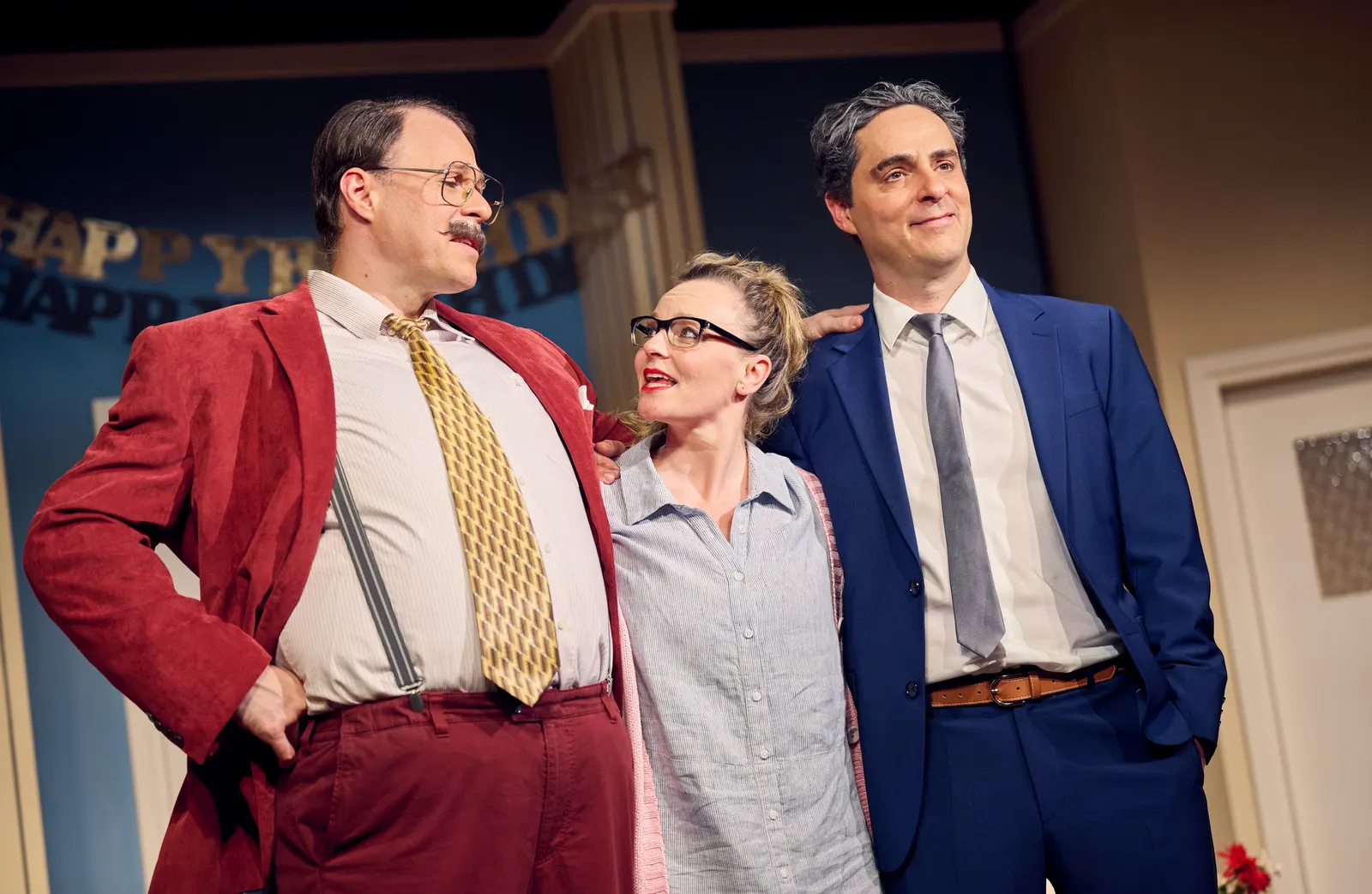 S GELD LIEGT UFF DR BANK Komödie von Curth Flatow / Schwäbisch von Monika Hirschle Spielzeit 2025/2026 / Premiere: 15.5.2026 Stefan Müller-Doriat, Diana Gantner, Jörg Pauly Foto: M…
