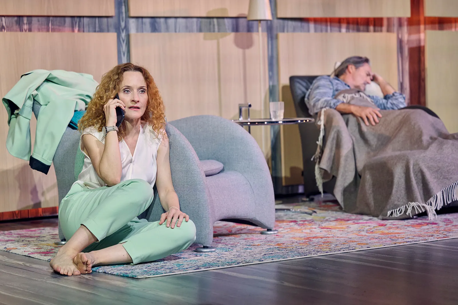 BLIND Schauspiel von Lot Vekemans Spielzeit 2025/2026 / Premiere: 19.9.2025 Lisa Wildmann, Helmut Zierl Foto: Martin Sigmund