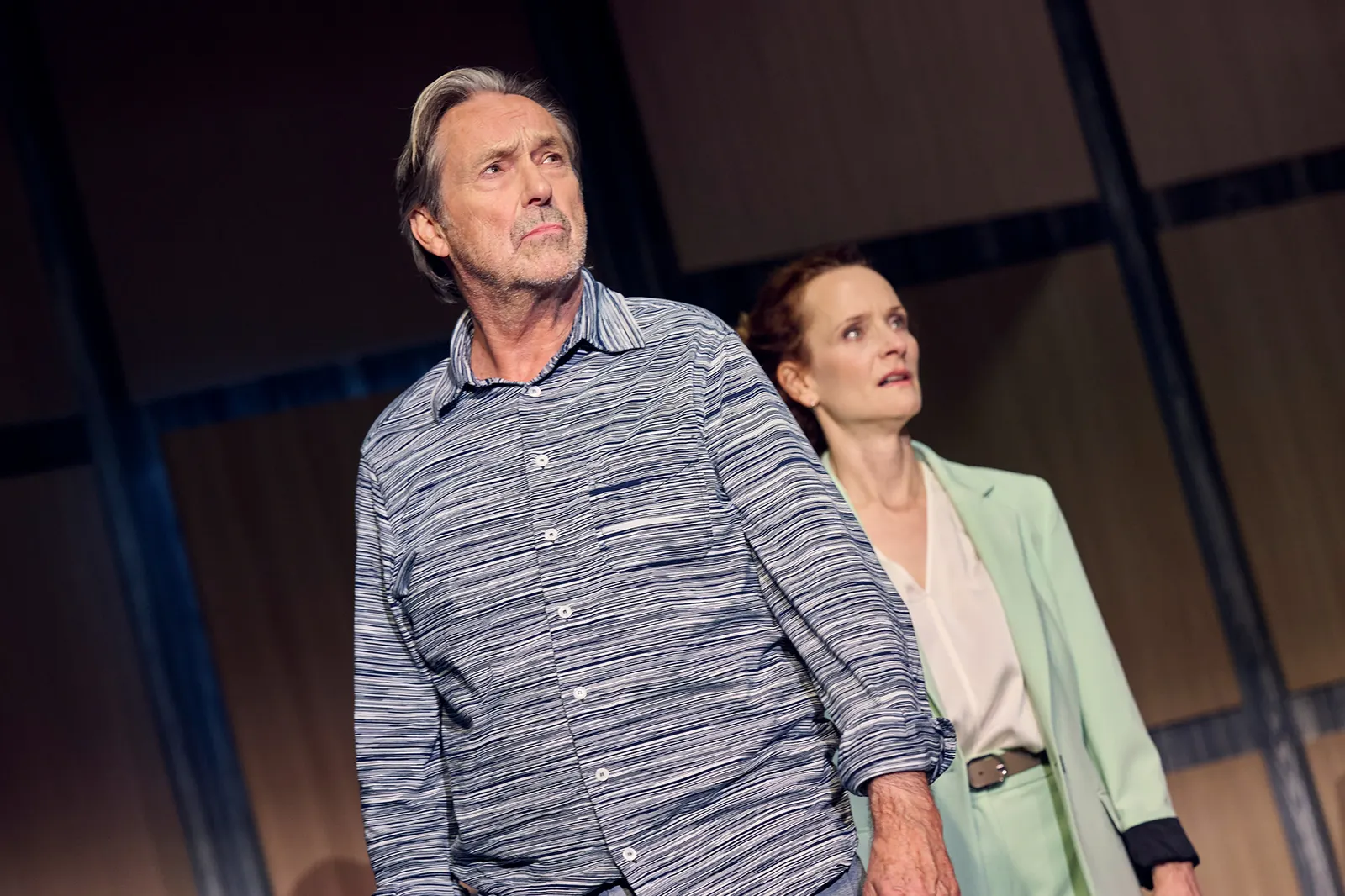 BLIND Schauspiel von Lot Vekemans Spielzeit 2025/2026 / Premiere: 19.9.2025 Helmut Zierl, Lisa Wildmann Foto: Martin Sigmund