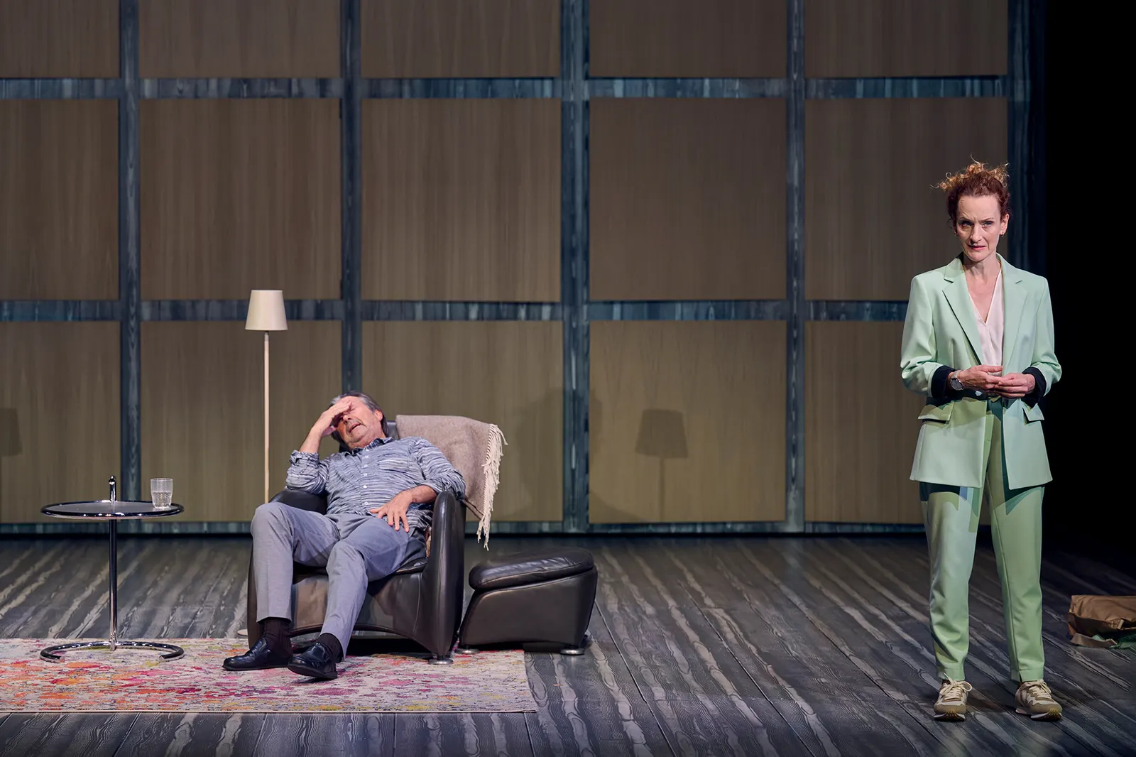 BLIND Schauspiel von Lot Vekemans Spielzeit 2025/2026 / Premiere: 19.9.2025 Helmut Zierl, Lisa Wildmann Foto: Martin Sigmund