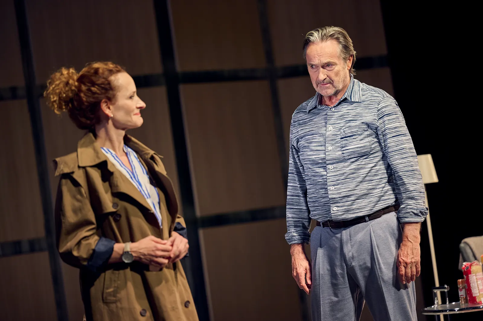 BLIND Schauspiel von Lot Vekemans Spielzeit 2025/2026 / Premiere: 19.9.2025 Lisa Wildmann, Helmut Zierl Foto: Martin Sigmund