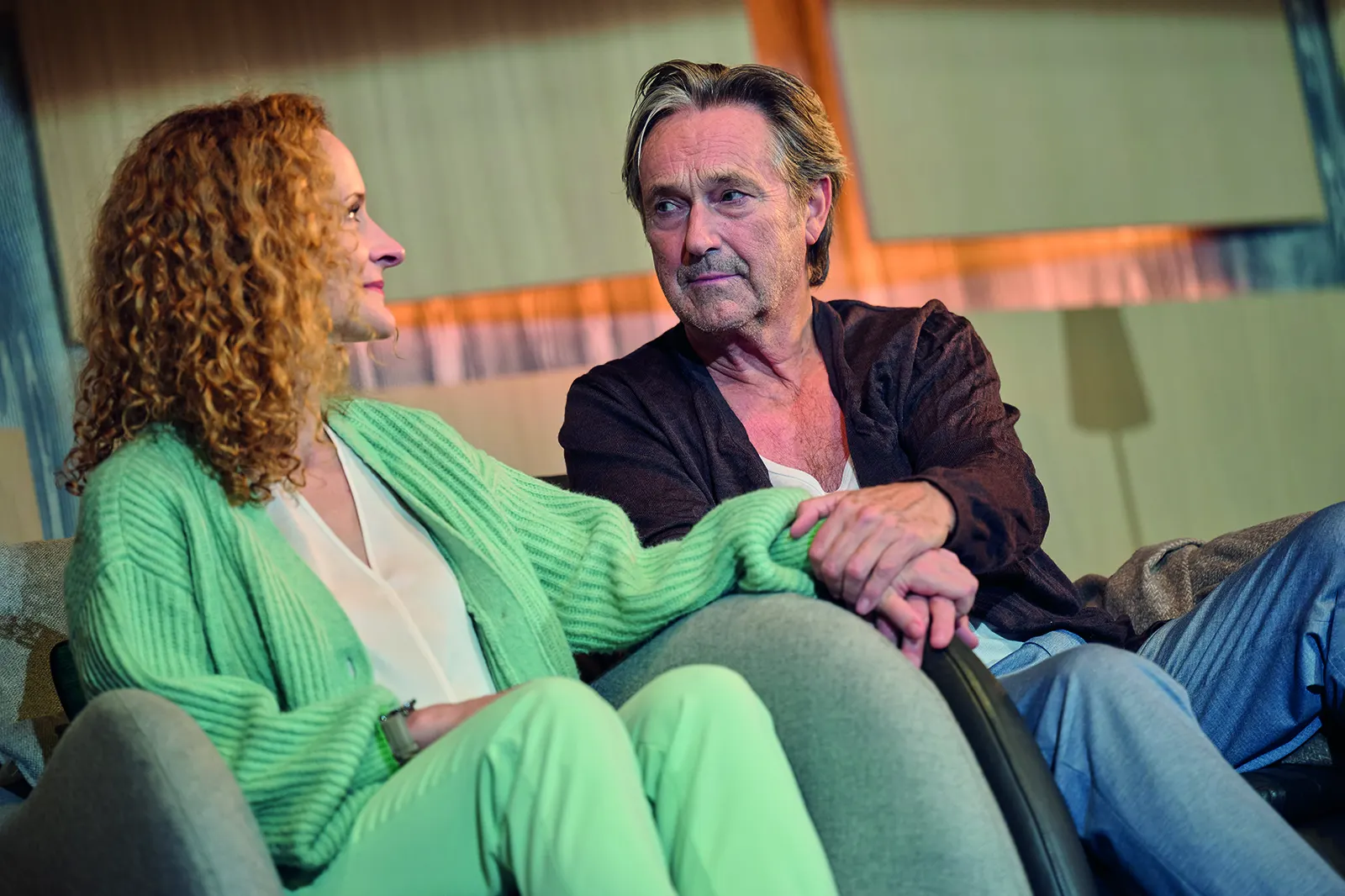 BLIND Schauspiel von Lot Vekemans Spielzeit 2025/2026 / Premiere: 19.9.2025 Lisa Wildmann, Helmut Zierl Foto: Martin Sigmund