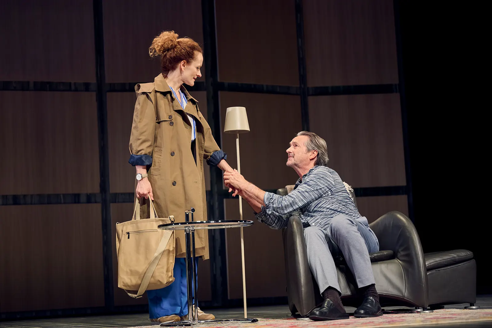 BLIND Schauspiel von Lot Vekemans Spielzeit 2025/2026 / Premiere: 19.9.2025 Lisa Wildmann, Helmut Zierl Foto: Martin Sigmund