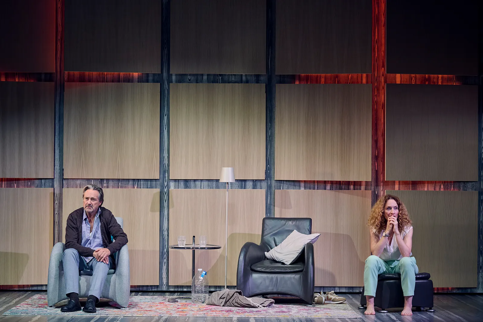 BLIND Schauspiel von Lot Vekemans Spielzeit 2025/2026 / Premiere: 19.9.2025 Helmut Zierl, Lisa Wildmann Foto: Martin Sigmund