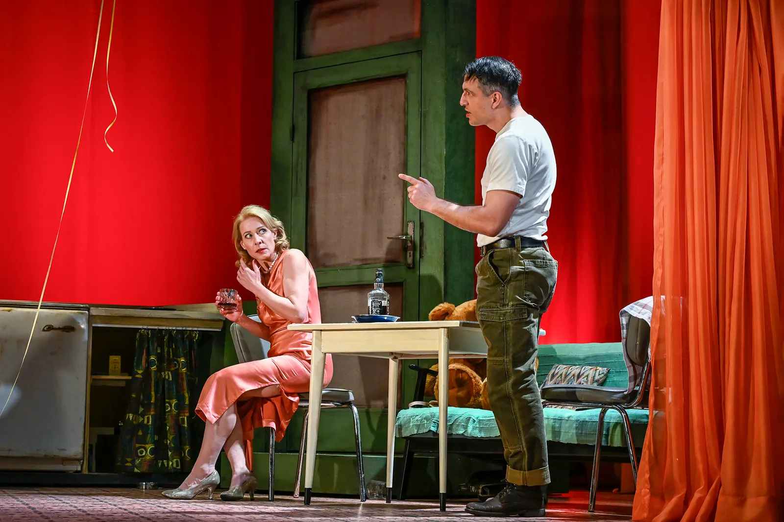 ENDSTATION SEHNSUCHT Schauspiel von Tennessee Williams Spielzeit 2025/2026 / Premiere: 24.4.2026 Natalie O’Hara, Max Hemmersdorfer Foto: Tobias Metz