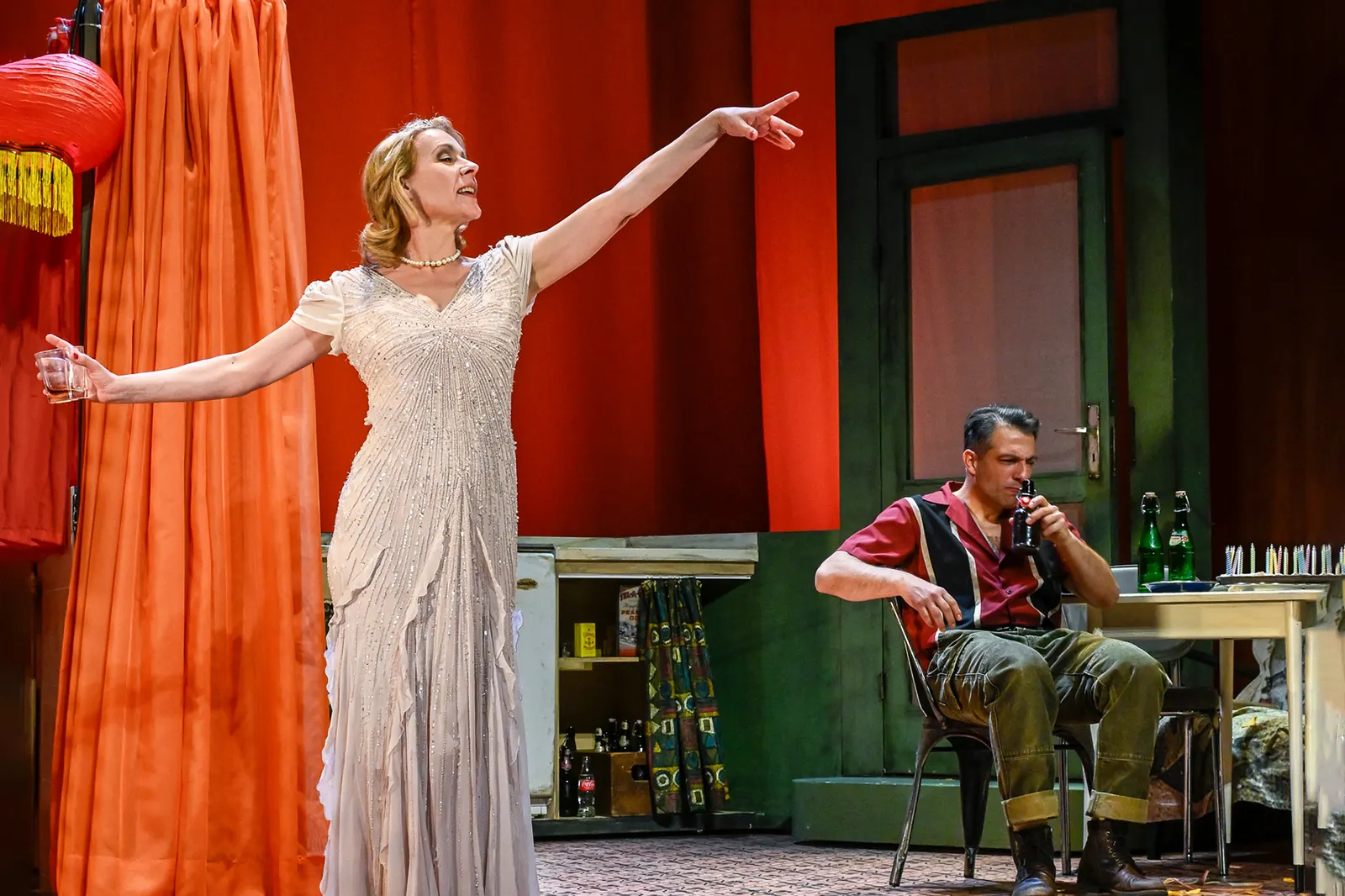 ENDSTATION SEHNSUCHT Schauspiel von Tennessee Williams Spielzeit 2025/2026 / Premiere: 24.4.2026 Natalie O’Hara, Max Hemmersdorfer Foto: Tobias Metz