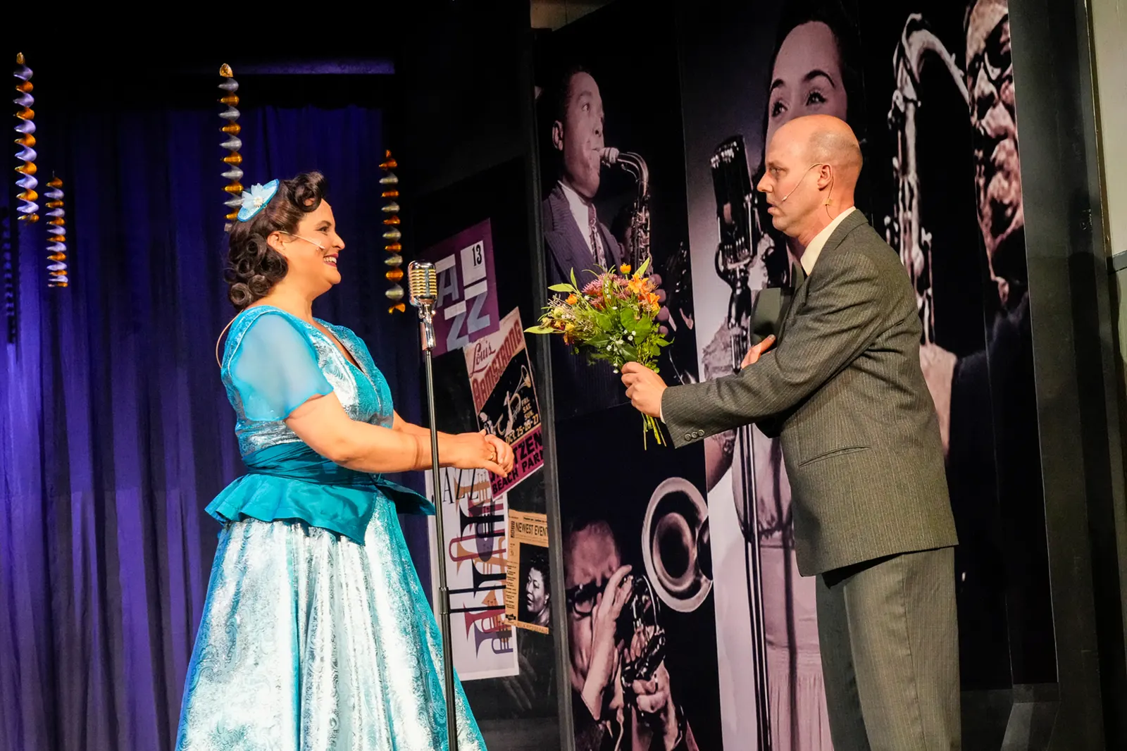 DAS FRÄULEIN WUNDER Musikalische Komödie von Murat Yeginer Spielzeit 2023/2024 / Premiere: 22.9.2023 Amelie Sturm und Christian Werner Foto: Tobias Metz