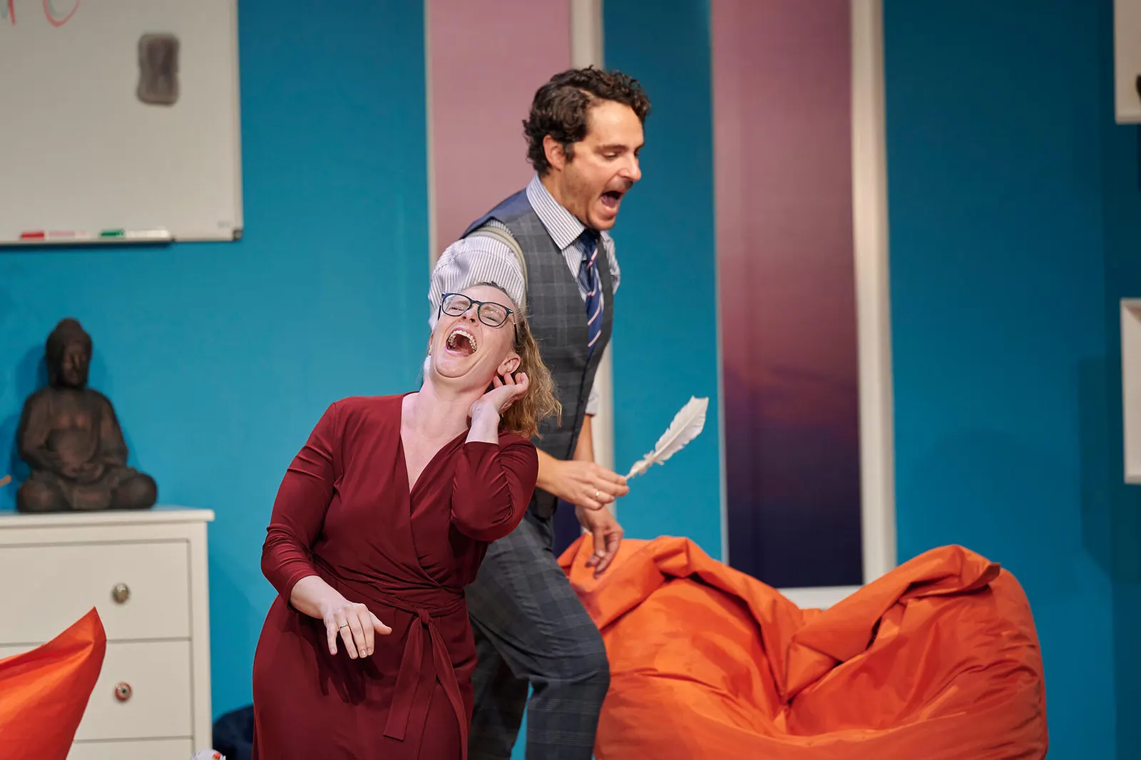 DIE WUNDERÜBUNG Komödie von Daniel Glattauer Spielzeit 2020/2021 / Premiere: 25.9.2020 Diana Gantner, Jörg Pauly Foto: Martin Sigmund
