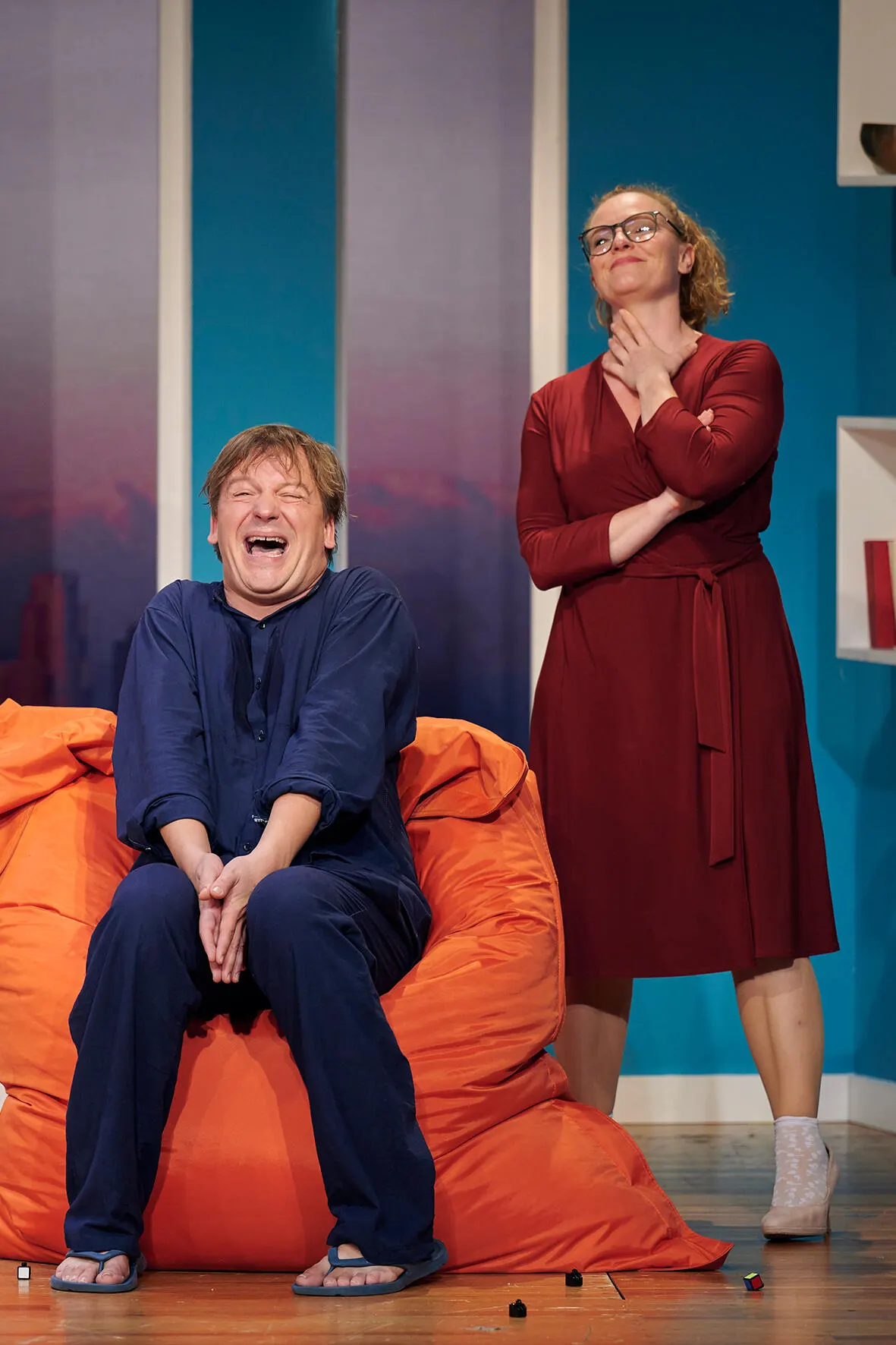 DIE WUNDERÜBUNG Komödie von Daniel Glattauer Spielzeit 2020/2021 / Premiere: 25.9.2020 Martin König, Diana Gantner Foto: Martin Sigmund