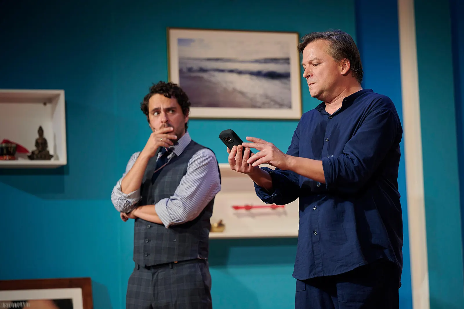 DIE WUNDERÜBUNG Komödie von Daniel Glattauer Spielzeit 2020/2021 / Premiere: 25.9.2020 Jörg Pauly, Martin König Foto: Martin Sigmund