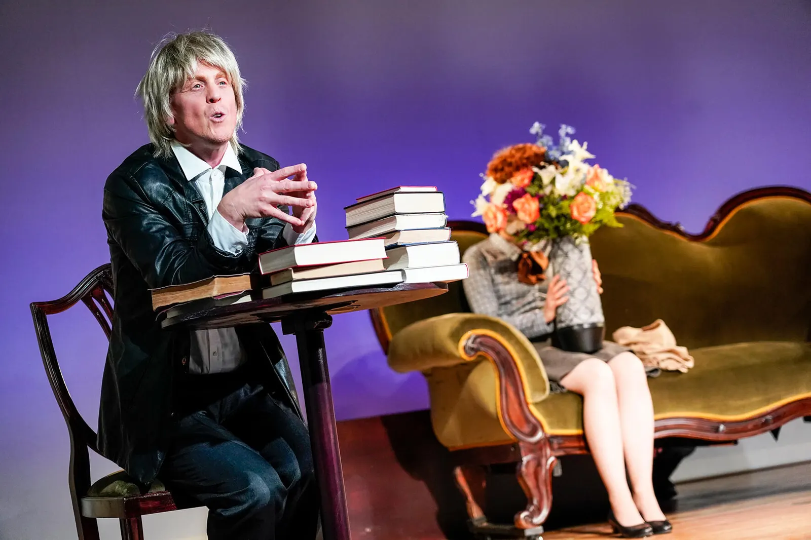 LORIOTS DRAMATISCHE WERKE Sketche und Szenen von Vicco von Bülow, genannt LORIOT Spielzeit 2020/2021 / Premiere: 23.10.2020 Marius Hubel, Magdalena Flade Foto: Tobias Metz